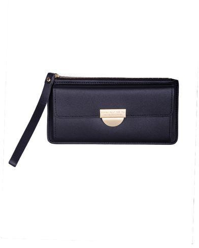 Fashion Women Card and phone pocket purse-Black