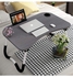 Foldable Laptop Table With Cup Holder Black