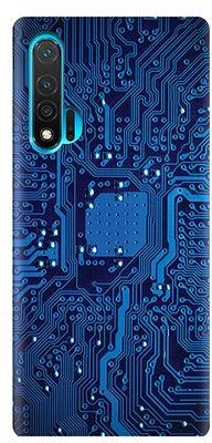 Printed Protective Case Cover For Huawei nova 6 Blue
