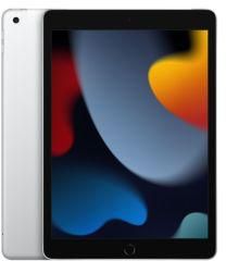ايباد Apple iPad جيل تاسع 2021 مقاس 10.2بوصة سعة 64جيجابايت واي فاي وخلوي من ابل - فضي MK493