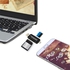 Multifun Tion OTG USB Ard Writer High-speed SD Mi Ro-SD Ard -black