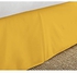Solid Pleated Bed Skirt Satin Gold Single