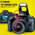 Canon EOS 4000D 18 Megapixel CMOS DSLR Camera With 2.7 Inch LCD & EF-S 18-55 mm f/3.5-5.6 III Lens
