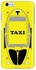 غطاء ستايلايزد رفيع لامع لهواتف ابل ايفون 6 بلس / 6S بلس - بتصميم تاكسي اصفر