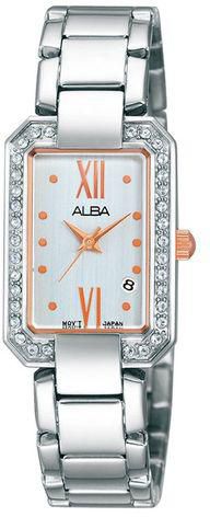 Alba alba women AH7D77X1 Stainless Steel Watch - Silver