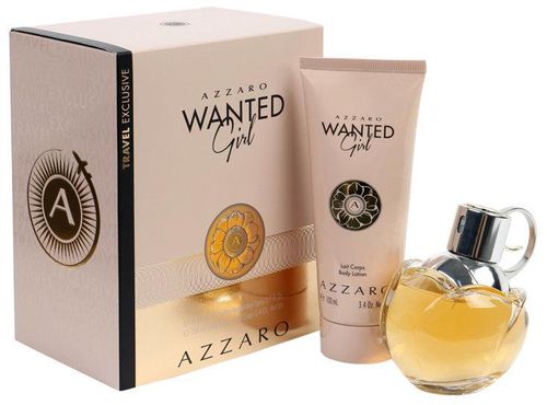 Azzaro Wanted Girl Set, Women: Perfume Water, 80 ml + Body Lotion, 100 ml