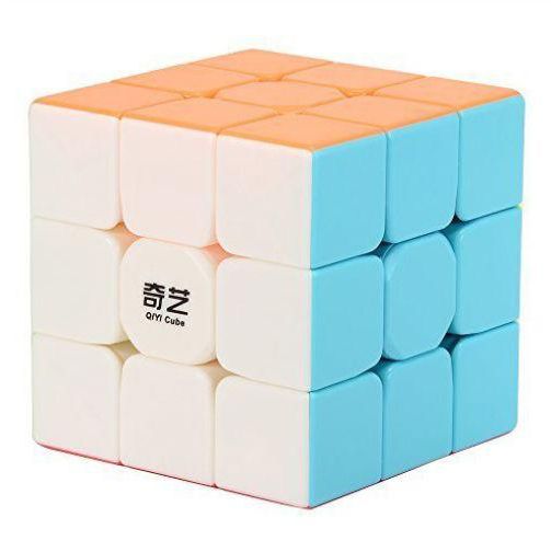 3x3 Stickerless Qiyi Warrior W Speed Magic Cube Cube Kids Adults Fun Puzzle Toys