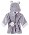 Fashion Stylish Baby Kid Child Hooded Animal Design Bath Towel Terry Wrap Bathrobes (Purple)