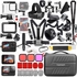 Vamson Accessories Kit for GoPro Hero 10 9 Black Waterproof Housing Case Filter Silicone Protector Frame Lens Screen Tempered Glass Head Chest Strap Bike Mount Floating Bundle Set Kit 64 in 1 AVS18