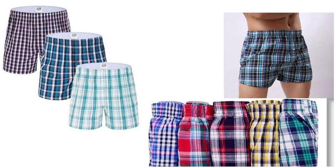 Fashion Boxer Shorts - 9 Pieces-Pure Cotton -Multicolor