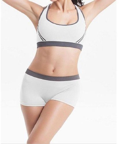Yoga Seamless Sport Bra and Shorts - White price from jumia in Nigeria -  Yaoota!
