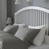 TYSSEDAL Bed frame, white/Lindbåden, 160x200 cm - IKEA