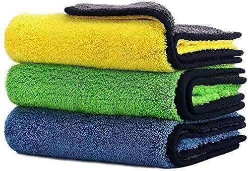 lavish Cleaning Towel, Free Microfiber Cleaning Cloth, Car Cleaning Towel, Window cleaning, Cleaning cloth, Premium Soft Microfiber Towel, Super Absorbent Towel for Car/Windows/Screen/Kitchen,40x30cm