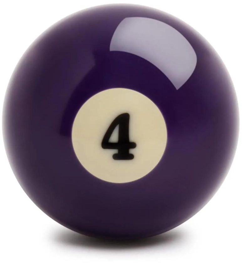 No. 4 Billiard Pool Table Standard Replacement Ball 2 ¼” - 57.2 mm