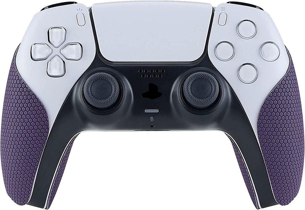 PlayVital Purple Anti-Skid Sweat-Absorbent Controller Grip For PS5 Controller
