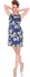 شيخة لندن فستان للنساء مقاس S/M , ازرق - فستان كسرات