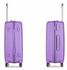 Senator Hard Case Medium Suitcase Luggage Trolley For Unisex ABS Lightweight Travel Bag with 4 Spinner Wheels KH1085 Highlight Purple
