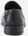 Artwork Plain Leather Shoes - Black