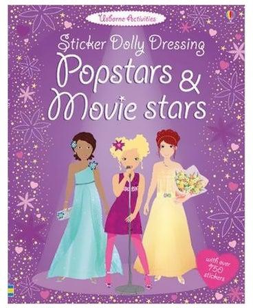 Sticker Dolly Dressing Popstars And Movie Stars Paperback الإنجليزية by Fiona Watt - 8/30/2010