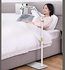 Tablet Stand Holder Adjustable for Bed Desk Phone Stand Holder Floor Stand for 4-13'' iPad, iPhone, Samsung Galaxy Tablet White