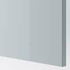 METOD Corner wall cabinet with shelves, white/Kallarp light grey-blue, 68x60 cm - IKEA