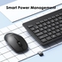مجموعة لوحة مفاتيح/ماوس لاسلكية من اورايمو باللون الأسود