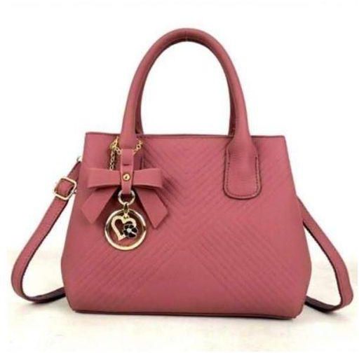 Fashion Single Handbag- Peach