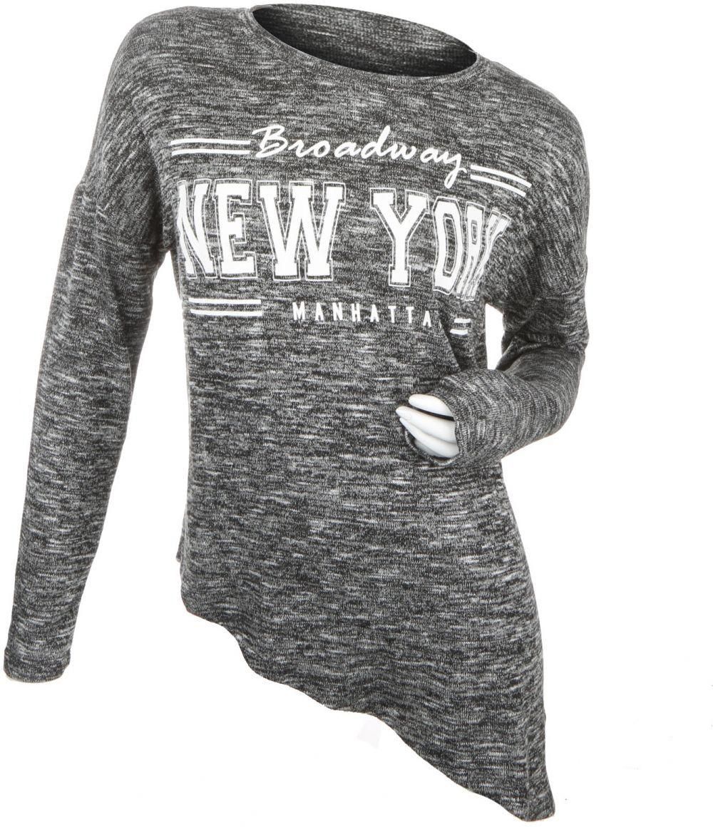 Only Blousa For Women Long Sleeve , Dark Grey 2, Size L , 15122637