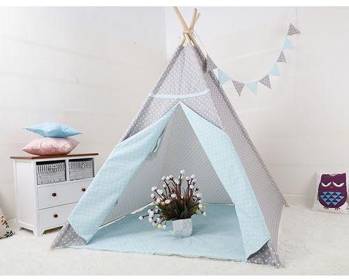 Generic High Quality Foldable Kids Teepee Tent with Floor Mat/ Indian Teepee