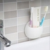1PC Bathroom Accessories Toothbrush Holder Wall Suction Cups Shower Holder Cute Sucker Toothbrush Holder Suction Hooks