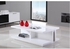 Handys - B-Modern DJ High-Gloss & Stainless Steel Modern Coffee Table - White (Lagos Delivery Only)