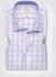 Hawes & Curtis Easy Iron Pink & Navy Multi Check Slim Fit Short Sleeve Shirt