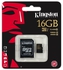 Kingston SDCA10 16GB Class 10 microSDHC/SDXC Memory Card with SD Adapter