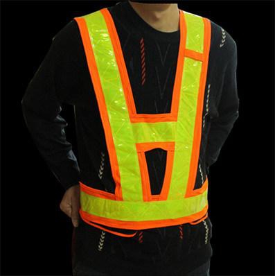 Bybigplus Safety Vest V-Type (Orange/Yellow)