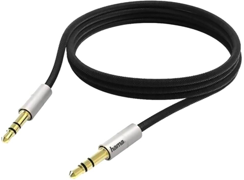 Hama Aluline 3.5mm Audio Cable 2m Black/Silver