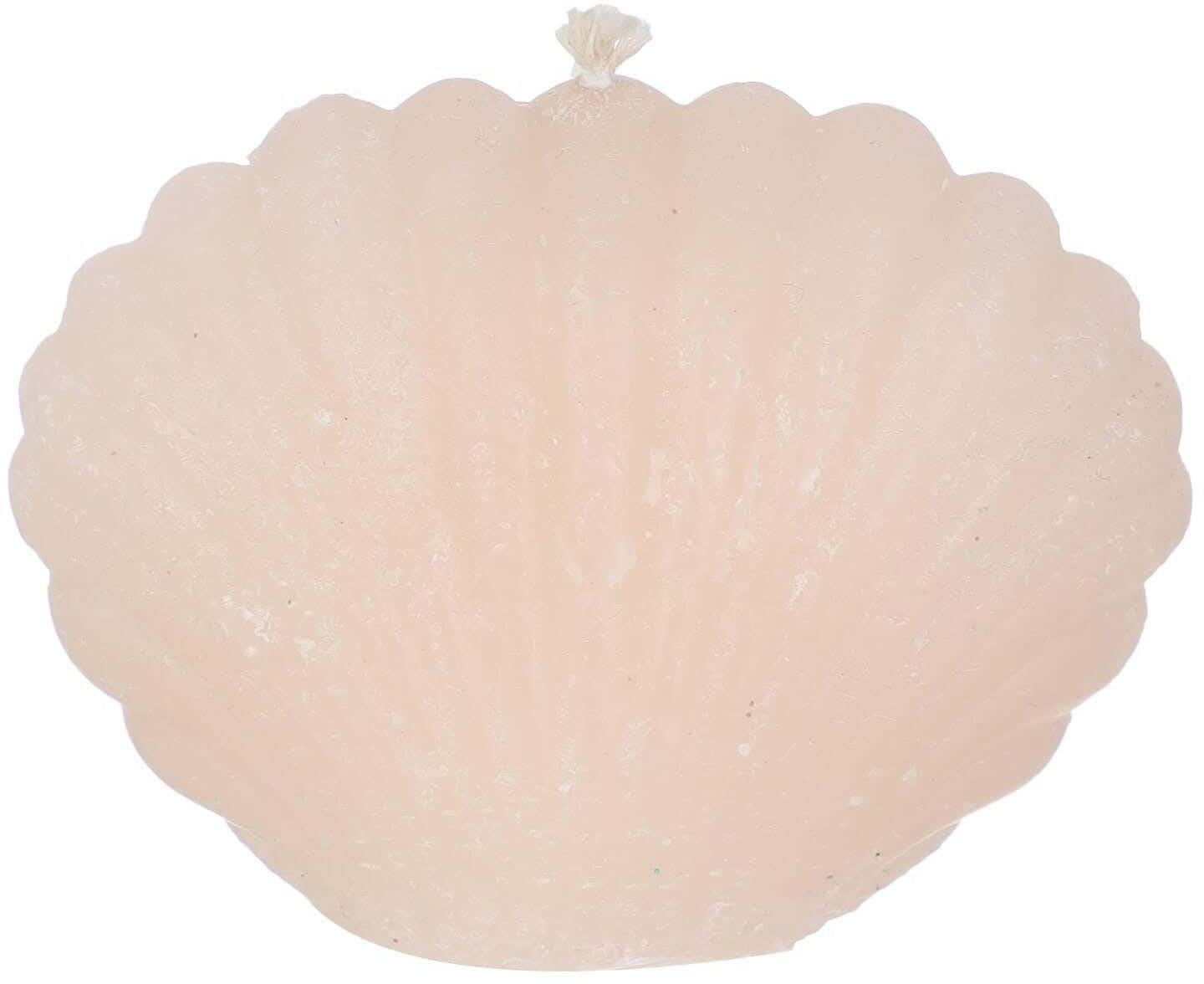 Get Small Shell-Shaped Aromatic Candle, 5×6 cm - Beige with best offers | Raneen.com