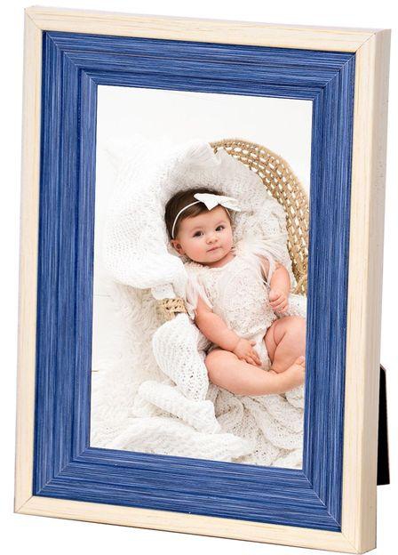 Photo Frame 10x15 CM, Office Stand (Blue)