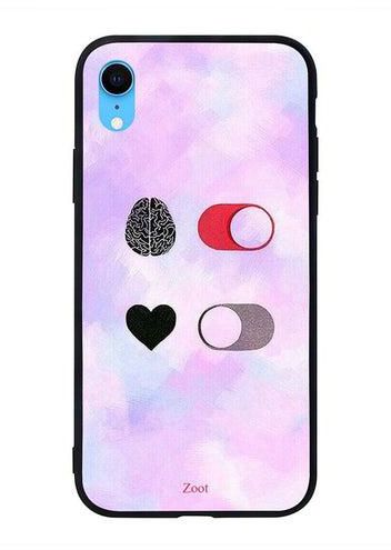 Skin Case Cover -for Apple iPhone XR Brain On Love Off Brain On Love Off