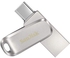 Sandisk Ultra Dual Drive Luxe USB Type-C Flash Drive 64GB Silver SDDDC4-064G-G46
