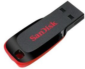 Sandisk Flash Drive Cruzer Blade-64GB