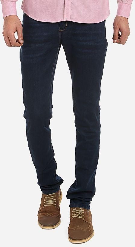 Oxford by Tie House Casual Slim Jeans - Navy Blue