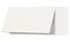 METOD خزانة حائط افقية, أبيض/Voxtorp أبيض مطفي, ‎80x40 سم‏ - IKEA