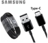 Samsung Galaxy S10, S8, S9, Note 8, A3, A5, A7 Type C USB-C Cable Black.