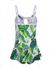Leaf Tie Peplum Girls One-piece Swimsuit - 34