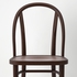 NORDVIKEN / SKOGSBO Table and 4 chairs - black/dark brown 152/223 cm