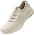konhill Women's Comfortable Walking Shoes - Tennis Athletic Casual Slip on Sneakers, 2122 Beige, 9