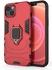 Phone Case for iPhone14 Max Ring Stand Back Protective Phone Cover Housing Red
