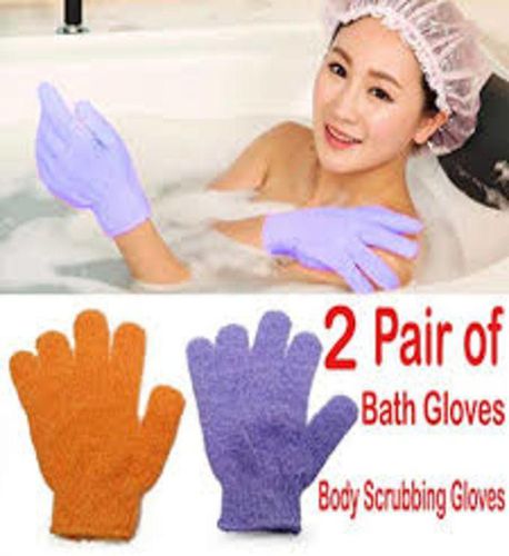 Unique Soft 2 Pairs Hand Bathing Sponge "For Sensitive Skin"