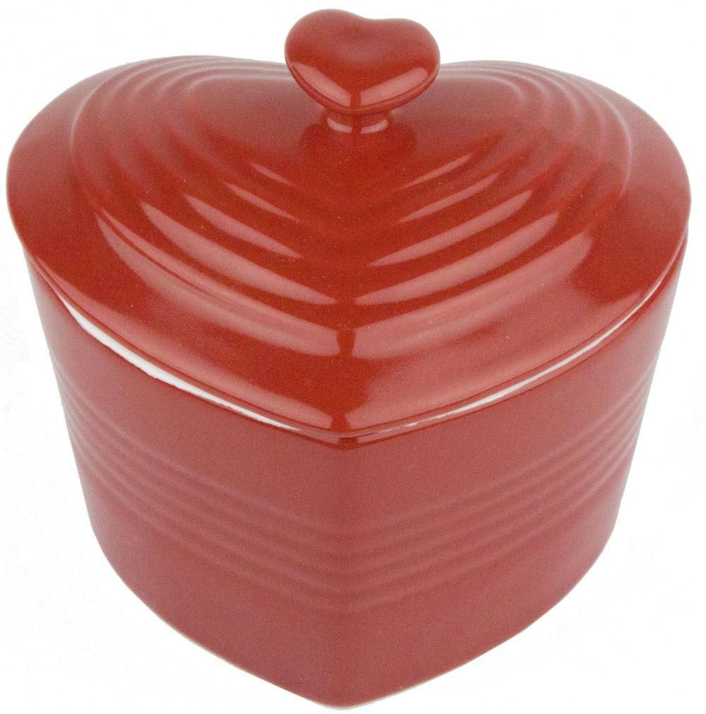 Top Trend Stoneware Candy keeper , Red TTP-056