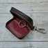 Dr.key Genuine Leather Car Smart Key Chain Coin Holder Metal Hook
